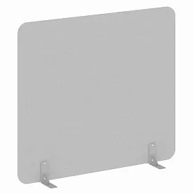 Перегородки на металлических опорах, на фетровых подпятниках, DP.F-160-140, 1600x18x1400