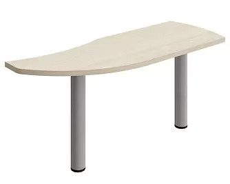 Брифинг-приставка на 2 металлических опорах 1650x600x750 В 300-003