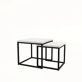 Комплект журнальных столов SET LOGIC 900х900х450 - ЭйБиСи-проджект Комплект журнальных столов SET LOGIC 900х900х450