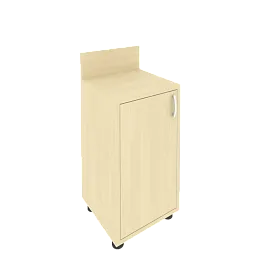 Тумба (узкая) с полкой и бортиком 400*400*750