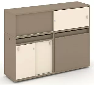 Набор №21. Тумба двойная с надставкой низкой 1500х410х1135