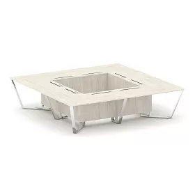 Стол переговорный квадратный MD-PR.B.SP-16K 3200*3200*750