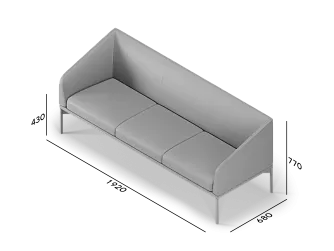 Диван 3-местный Дрим