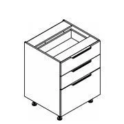 Шкаф напольный с 3 ящиками 800х560х820