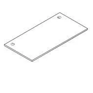 Столешница для перегородки прямая RAND 1400х700х25