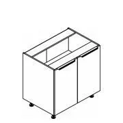 Шкаф напольный с полкой 800х560х820