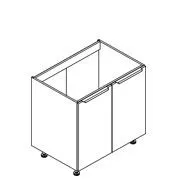 Шкаф напольный под мойку 800х560х820 - ЭйБиСи-проджект Шкаф напольный под мойку 800х560х820