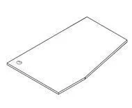 Столешница для перегородки RAND 1600х900х25 (L,R) RBCT-1690 (L,R)