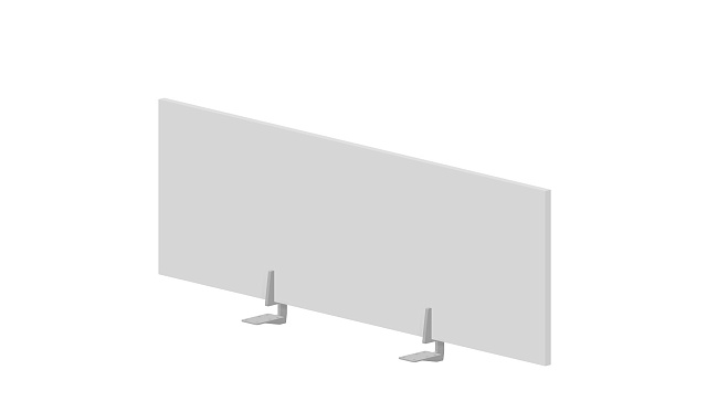 Экран фронтальный для отдельного стола 1580х18х390