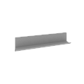 Кабель-канал горизонтальный (цвет - серый) 600x115x100