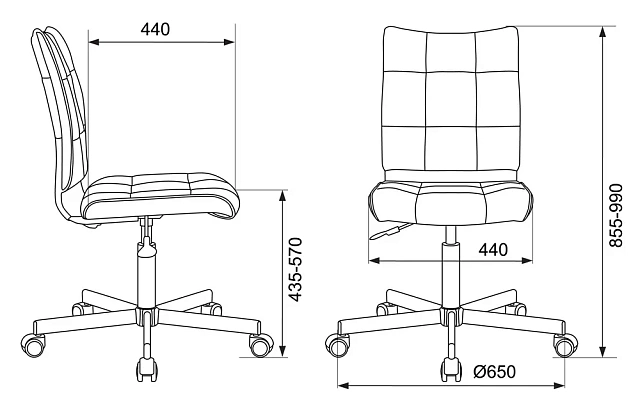 Кресло для сотрудников Бюрократ CH-330M
