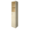 Шкаф высокий узкий правый полуоткрытый с 1 дверцей 404х365х1980