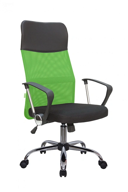 Кресло для сотрудников Riva Smart 8074 (подголовник - экокожа)
