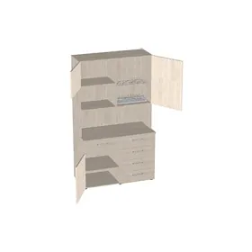 Комплект мини-кухня №10 1200х600/420х2178(2175) - ЭйБиСи-проджект Комплект мини-кухня №10 1200х600/420х2178(2175)