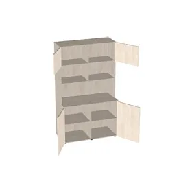 Комплект мини-кухня №6 1200х600/420х2178(2175) - ЭйБиСи-проджект Комплект мини-кухня №6 1200х600/420х2178(2175)